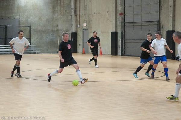 Some futsal action at RCF.