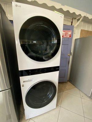 New LG washer and dryer set
to see pricing come to the store