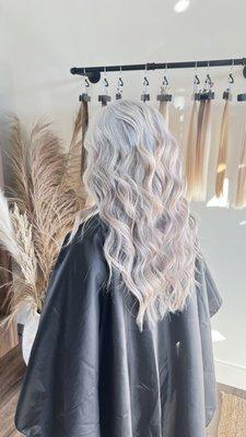 Silver hair