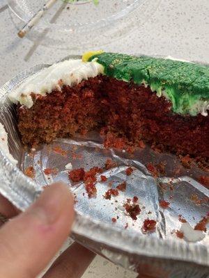 Not so great red velvet cake