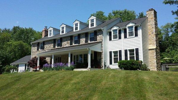 Vinyl siding and PVC trim install by Daniel Fair Construction - serving homeowners in Horsham, Hatboro, Warminster, Warrington, & Doylestown