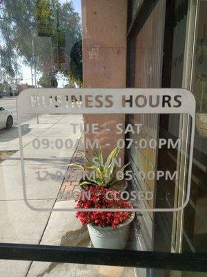 Business hours