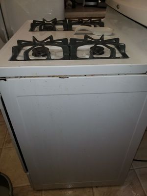 Side of stove after