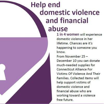 We support Domestic Abuse Project of Delaware County.