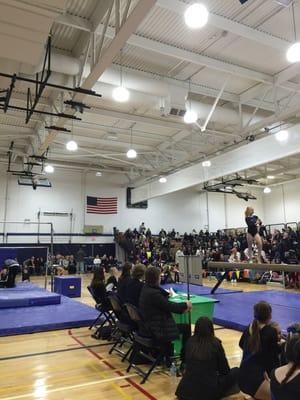 The gym transformed into the 2015 EGGS Invite.