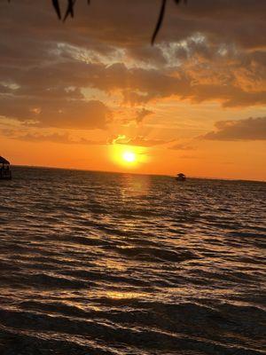 Island time...sunsets, warm breeze. It was the perfect evening on Ft Myers Beach!