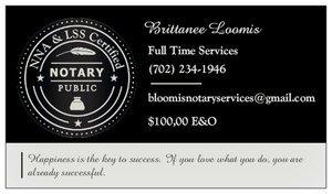 Professional Mobile Notary Services by Brittanee Loomis