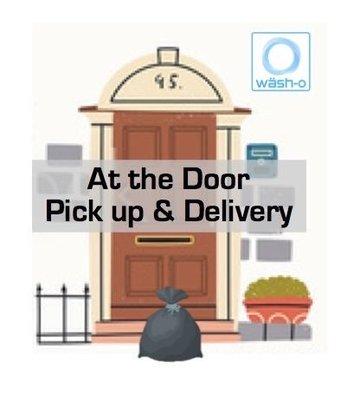 Avoid human contact during COVID-19 pandemic with our "At the door" pick up & delivery service!