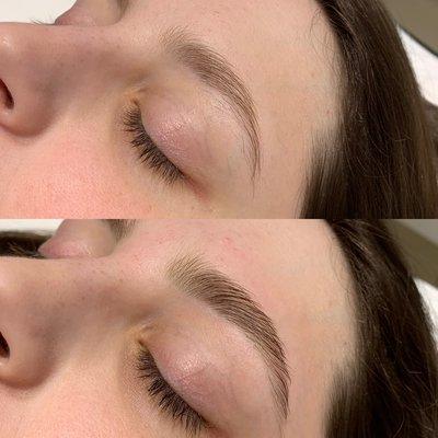 Brow tint and sugar