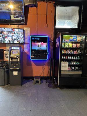 Music box, ATM, snack machine