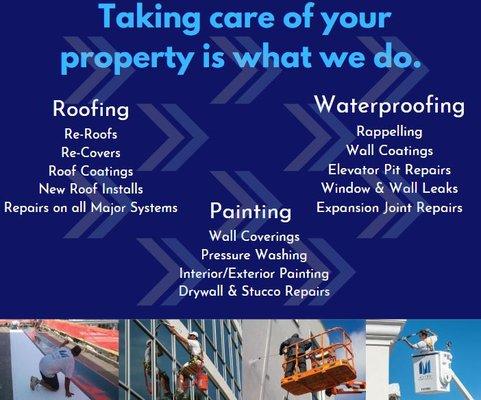 Taking care of your commercial property is what we do! Call Metro today at 904-399-1020 to schedule an onsite inspection.