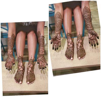 Bridal henna