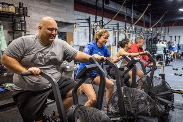 Workouts are better with friends!