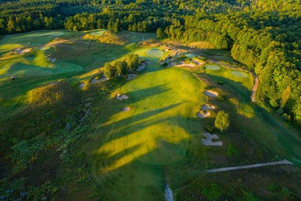 Kingsley Club private golf course near Traverse City, Michigan