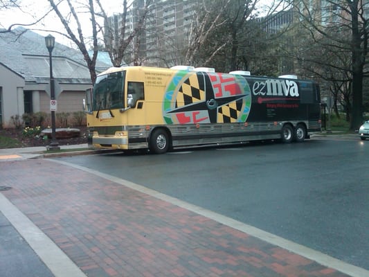 MVA Service Bus in Chevy Chase