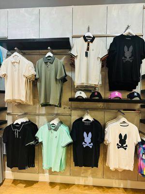 Explore our vibrant collection of Psycho Bunny T-shirts at Revolt Willowbrook. Perfect for adding a splash of color to your wardrobe. #Psych