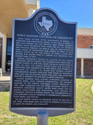 First Baptist Church Granbury