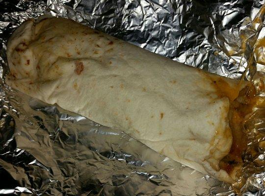 Chile Relleno burrito, no smothering necessary.