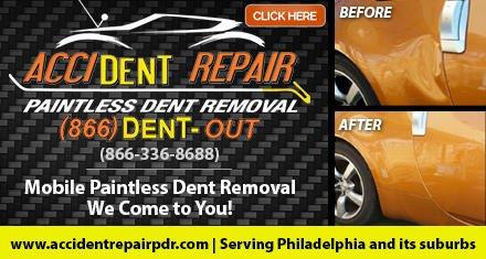 Accident Repair Paintless Dent Removal & Auto Detailing