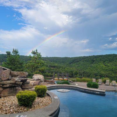 View from the pool