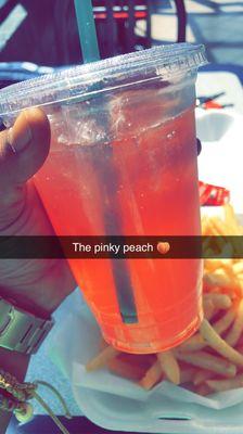 The Pinky Peach (Lotus Drink)