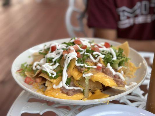 Nachos w beans