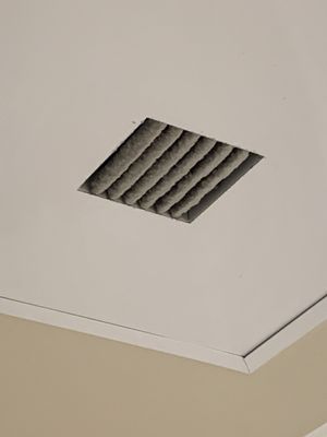 The vent over my daughter's head in the ER.