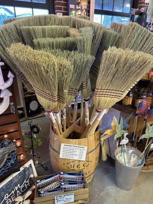 Amish made brooms