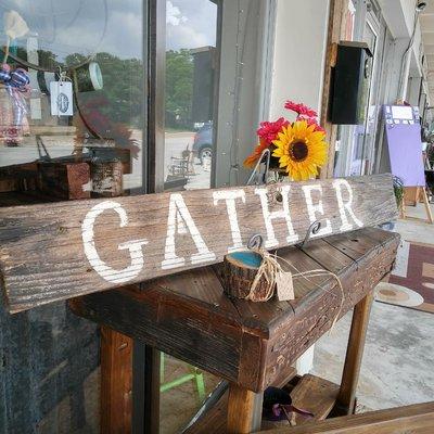 Gather sign