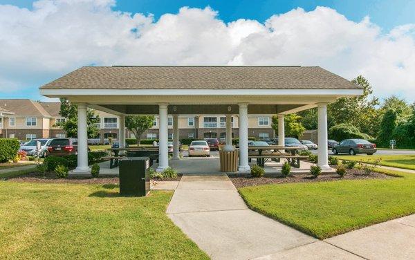 Covered Picnic Grilling Area