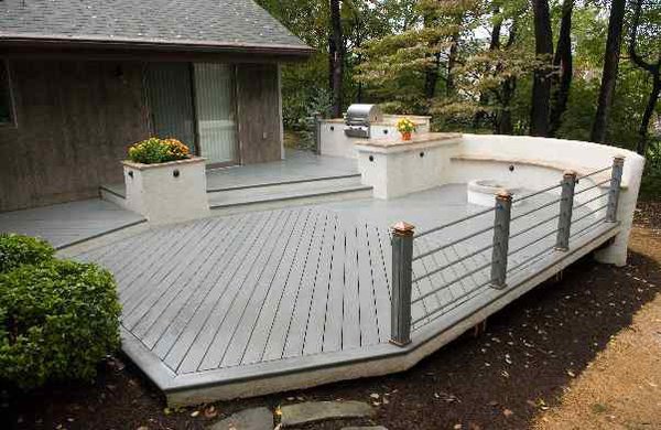 Deck with Outdoor Kitchen