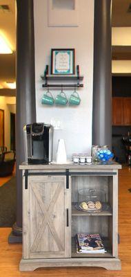 Our new coffee bar...enjoy!