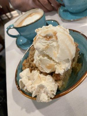 Crumb Cake Bread Pudding