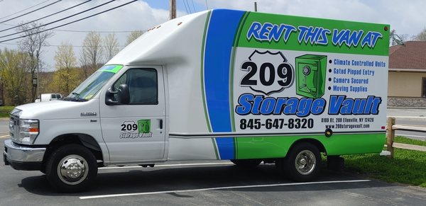 You can rent our van to take the stress out of your move.