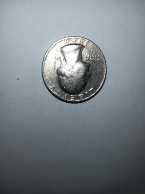 Rare US No Print Mark USQuarter