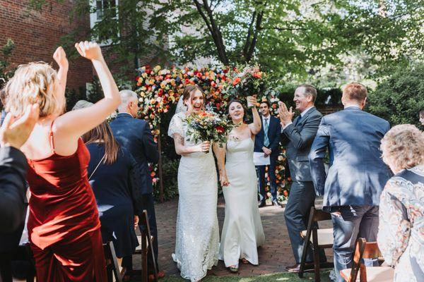 Wedding at Hill-Physick House in Philadelphia