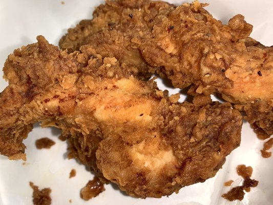 Huge portions of crispy Homemade Chicken Tenders