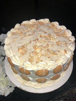 Banana pudding cake