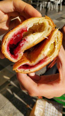 Cherry yogurt danish