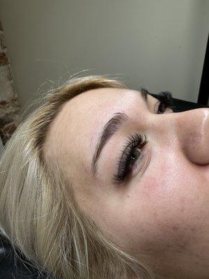 Volume lash extensions