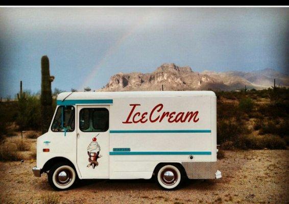 1970 classic ice cream truck