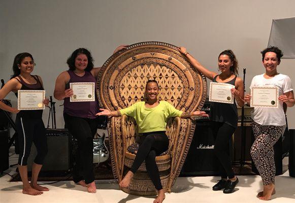 Samba Queens Academy Oakland Level 2 Graduates! So proud of these Queens for their growth and progress!