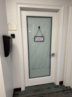 My office door - Suite 114