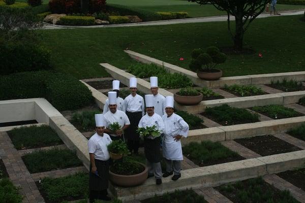 Fresh Herb Garden at St Andrews Country Club, Boca Raton. Info at StAndrewsListings.com. Best food in Boca Raton.