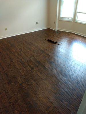 Our master bedroom with the bay window!