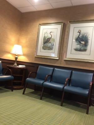 Nice waiting room.