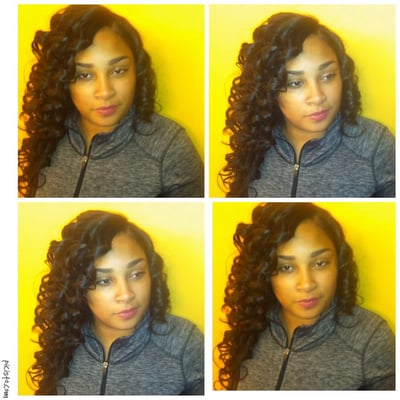 Partial Sew In
wand curls