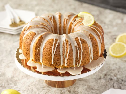 12 inch Round Lemon Pound Cake