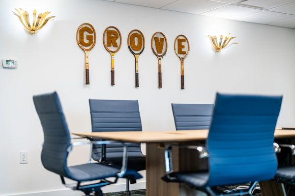 The Grove meeting room, THRIVE | Asheville