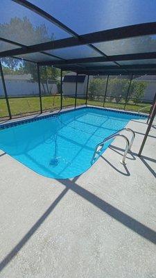 Backyard pool